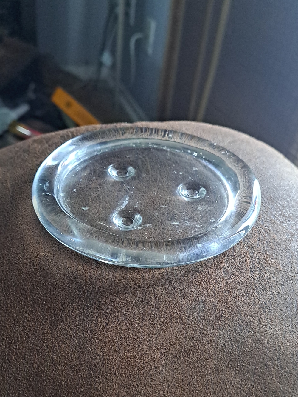 2/16🎈Clear Glass Candle Plate